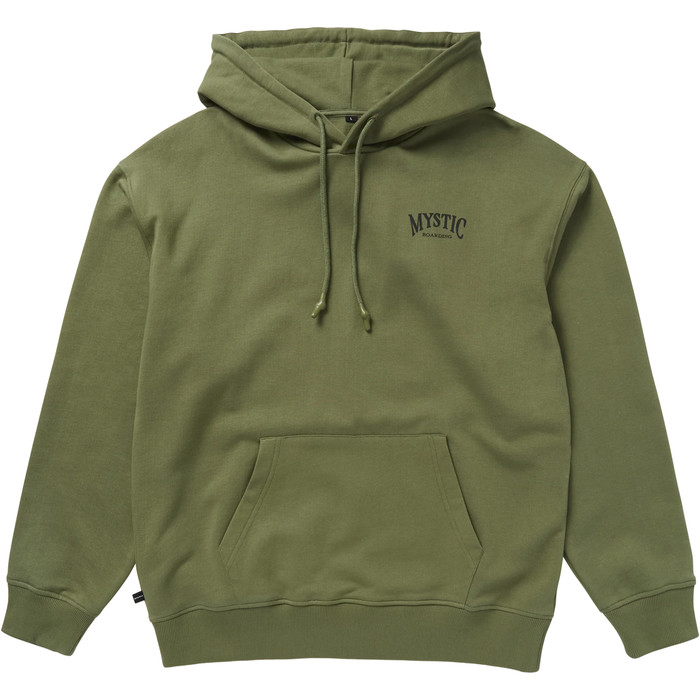 2023 Mystic Mens Ethos Hood Sweat 35104.230119 Dark Olive